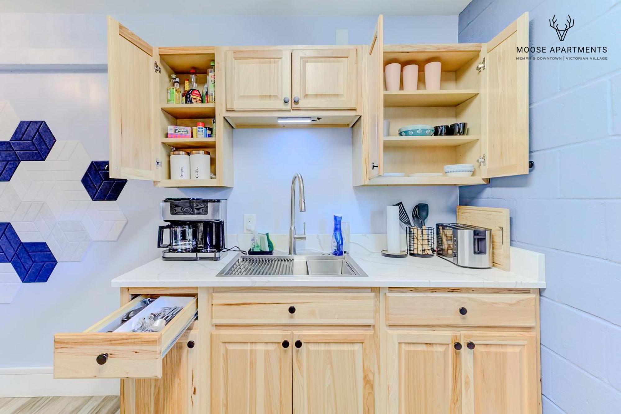 The Moose #3 - Modern Luxe Studio With Free Gated Parking & Wifi Memphis Exterior foto